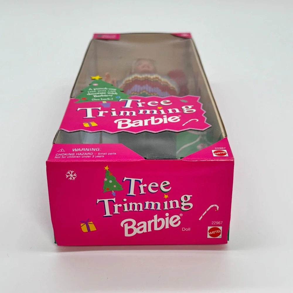 Mattel Tree Trimming Barbie Doll 1998 Special Edition Holiday 22967 New in Box